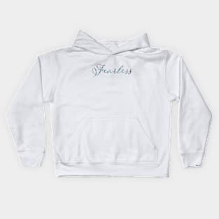 Fearless - Blue 1 Kids Hoodie